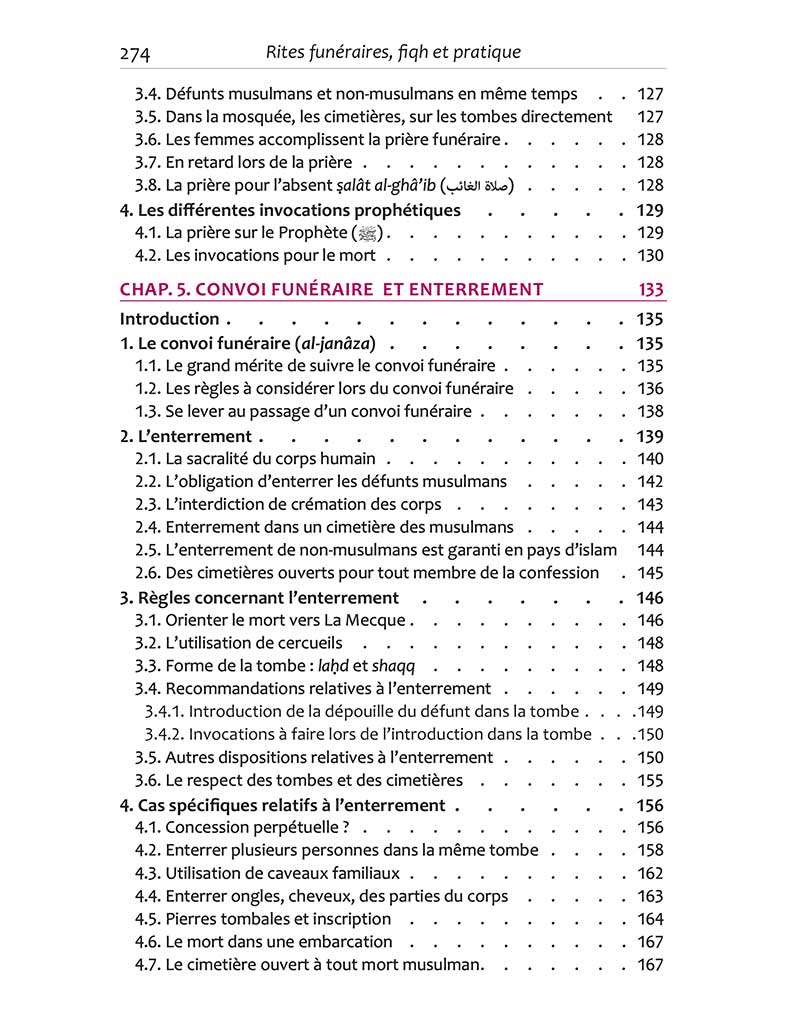 Les rites funéraires islamiques