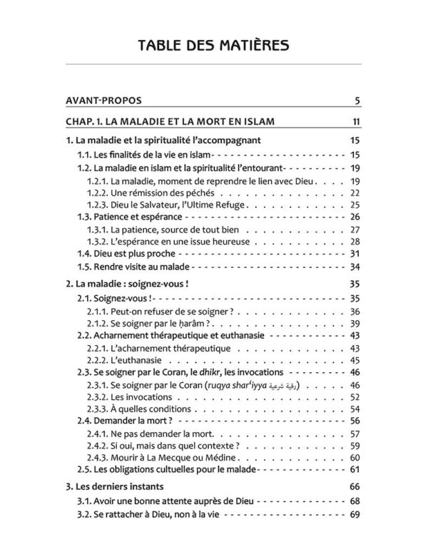 La maladie, la mort et l'accompagnement en islam