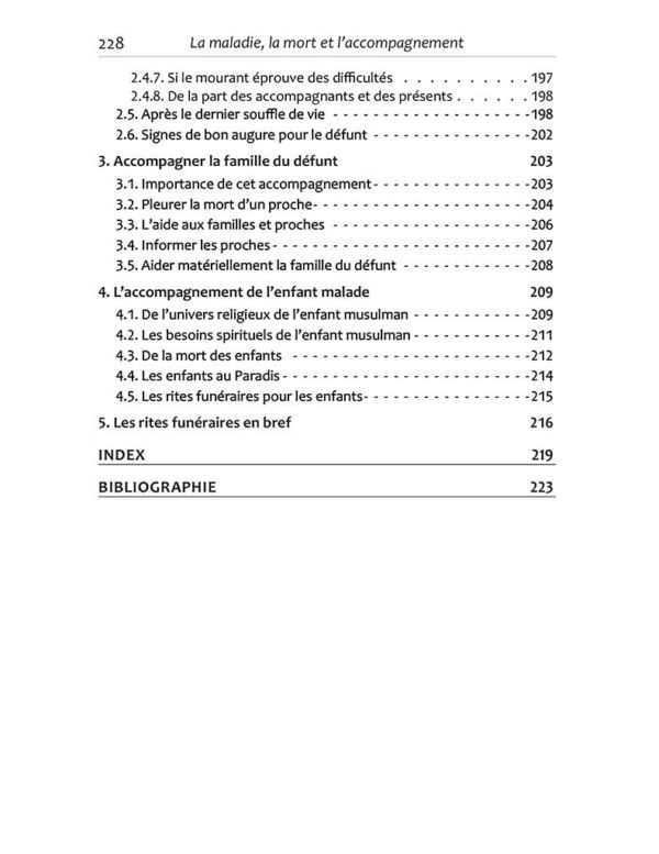 La maladie, la mort et l'accompagnement en islam