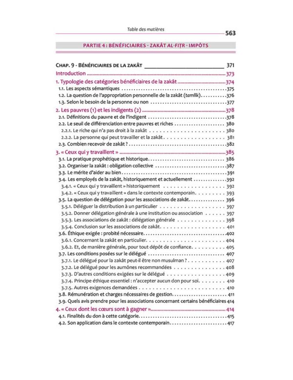 Le livre de la Zakât, fiqh et pratique